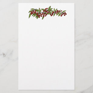 Cherries on a Vine Stationery