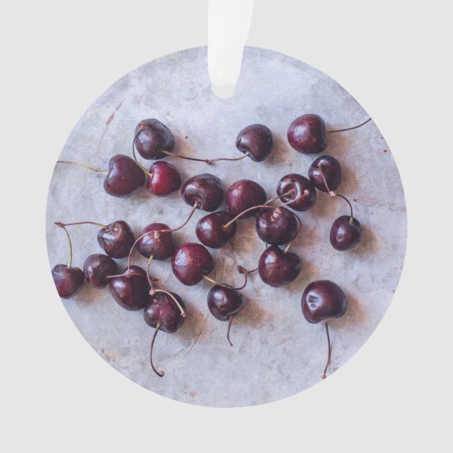 Cherries Ornament (Front)