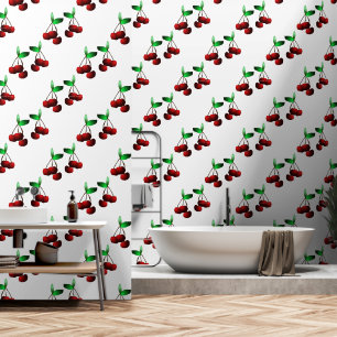 Cherries Pattern Wallpaper