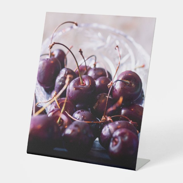 Cherries Pedestal Sign (Front)