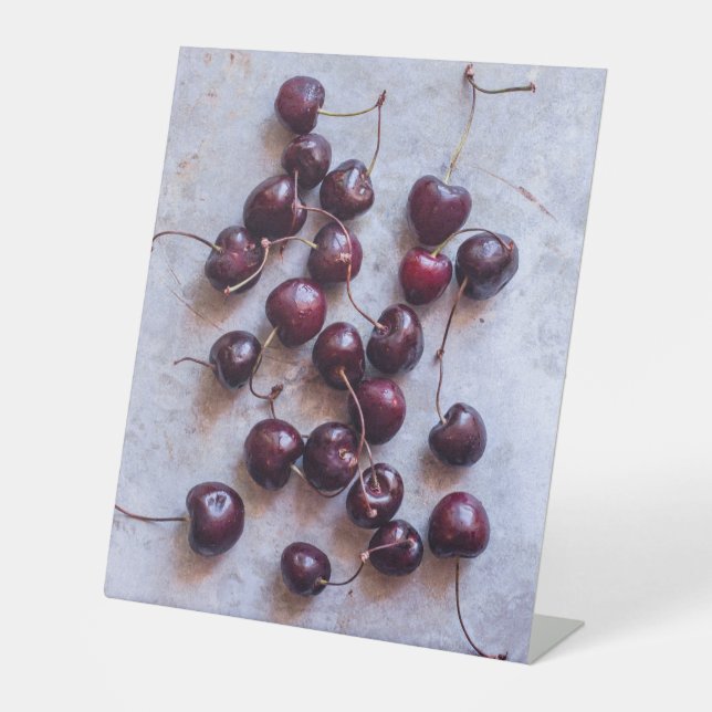 Cherries Pedestal Sign (Front)