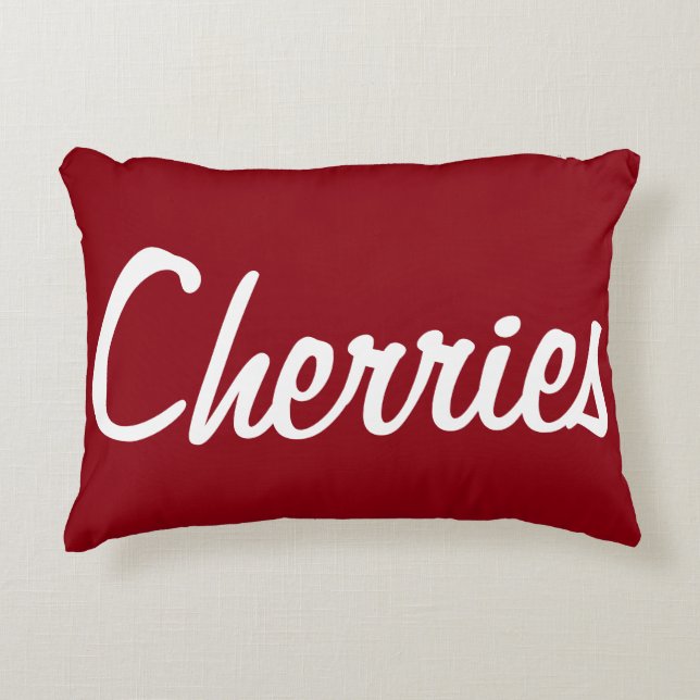 Cherries Pillow (Front)
