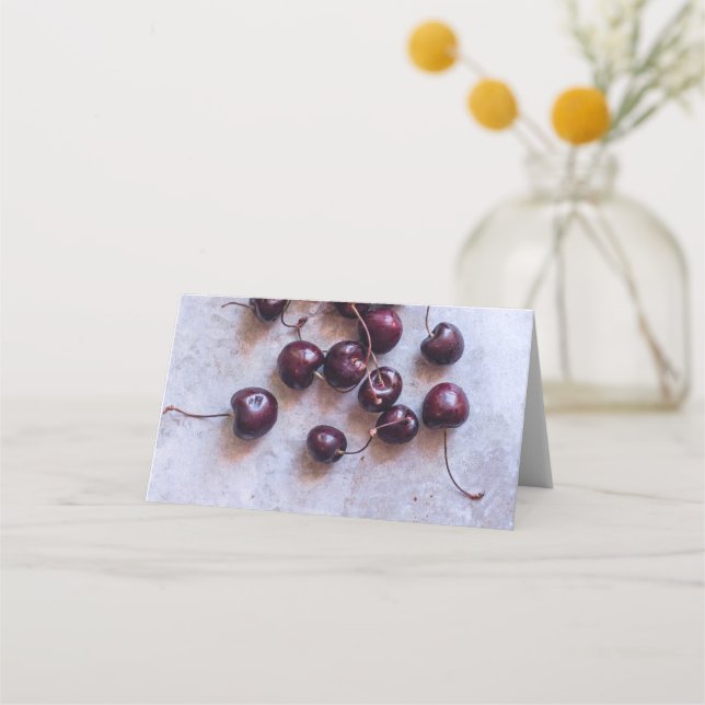 Cherries Place Card (Front)