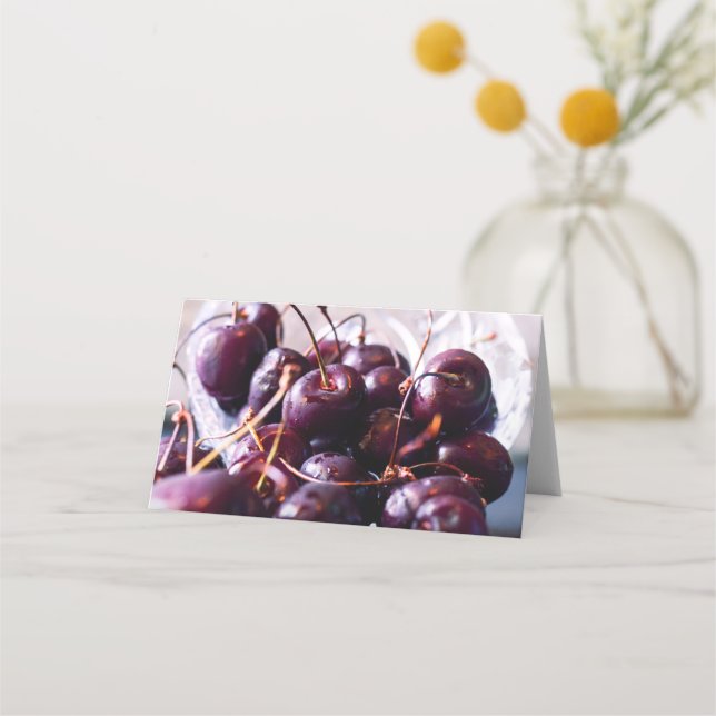 Cherries Place Card (Front)