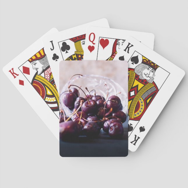 Cherries  playing cards (Back)