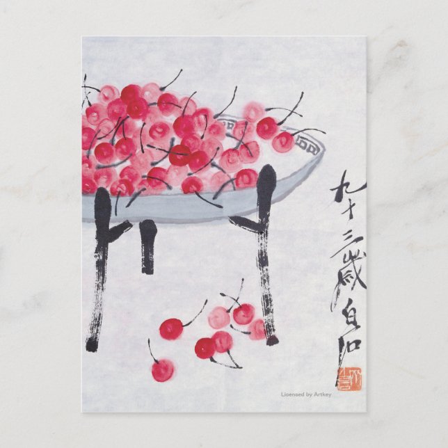 Cherries Postcard (Front)
