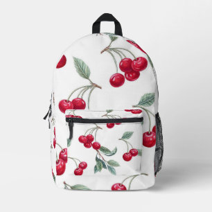 Cherries Printed Backpack