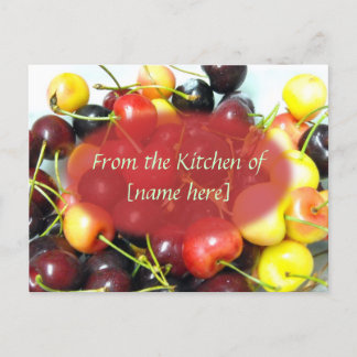 Cherries Recipe Card