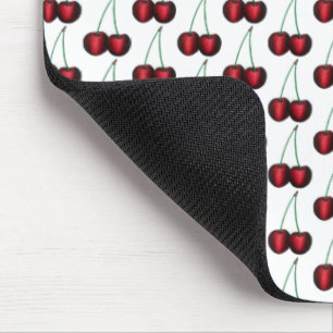 Cherries Ripe Red Cherry Summer Fruit Print Mouse Mat