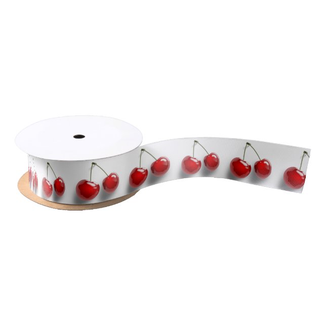 Cherries Satin Ribbon (Spool)