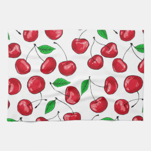 Cherries Tea Towel