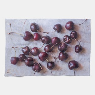 Cherries Tea Towel