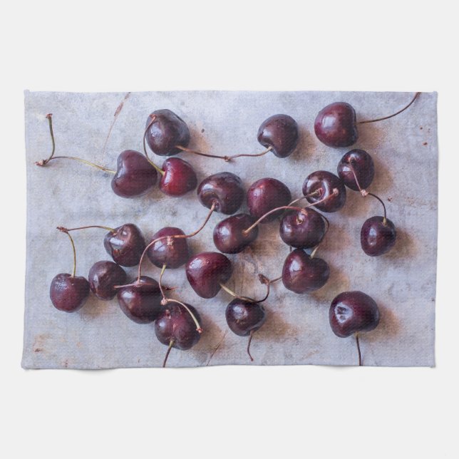 Cherries Tea Towel (Horizontal)