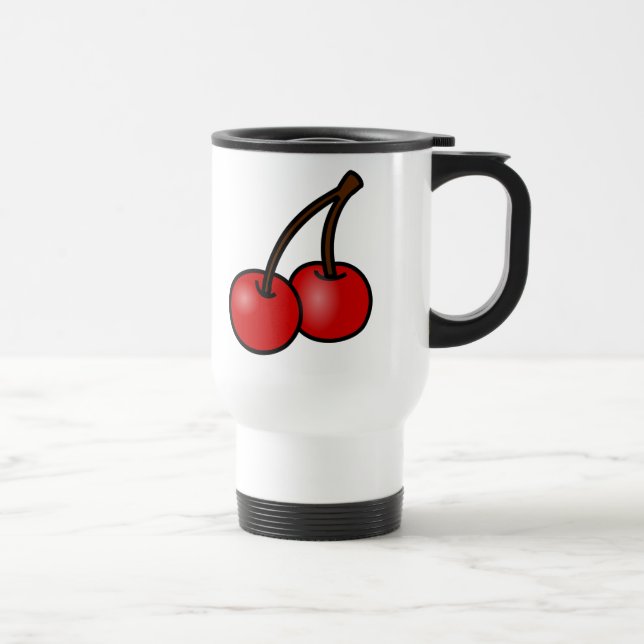 Cherries Travel Mug (Right)