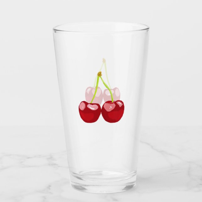 cherries two sides glass (Front)