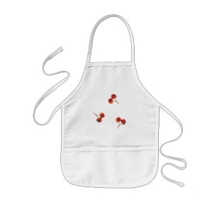 cherries vivid kids' apron