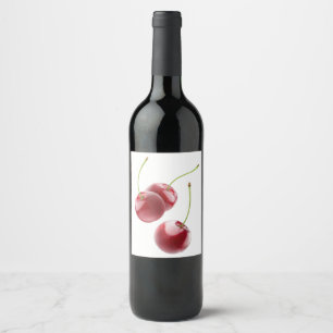 Cherries Wine Label