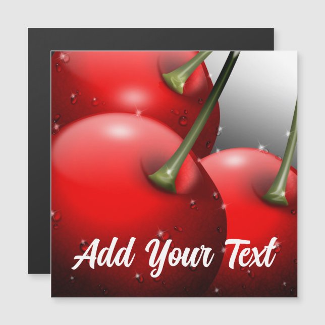 Cherries with Dew Drops (Front/Back)