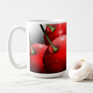 Cherries with Dew Drops Coffee Mug