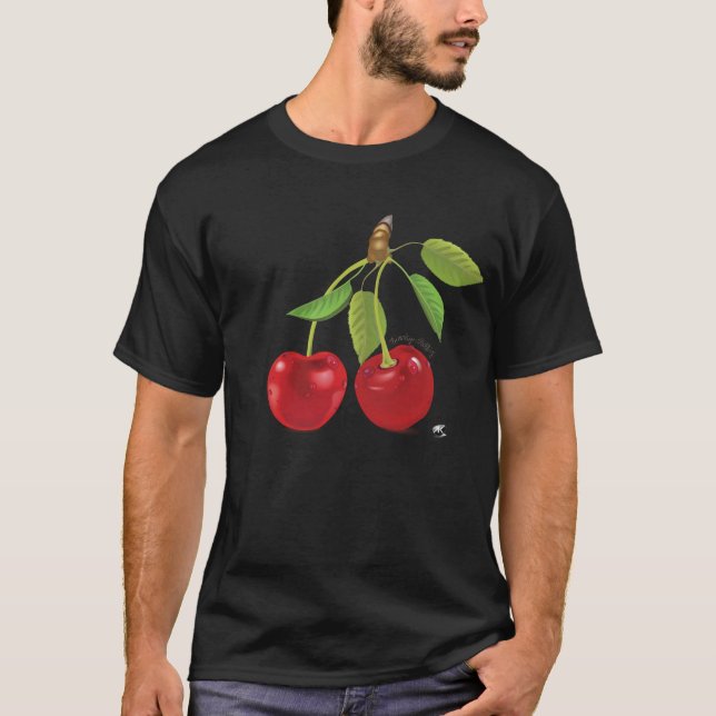 Cherries with inscription T-Shirt (Front)