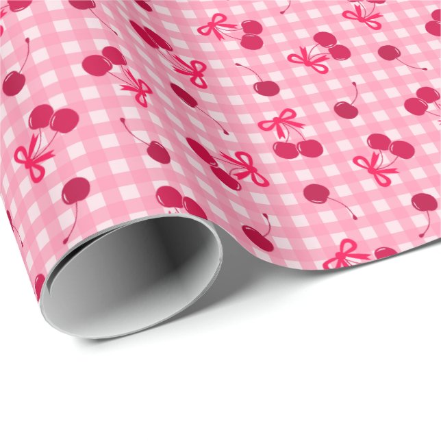 Cherries Wrapping Paper (Roll Corner)