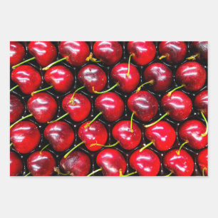 Cherries Wrapping Paper Sheet