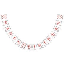 Cherry 1st Birthday Party Banner