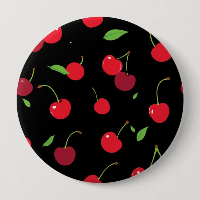 Cherry 2 10 cm round badge (Front)