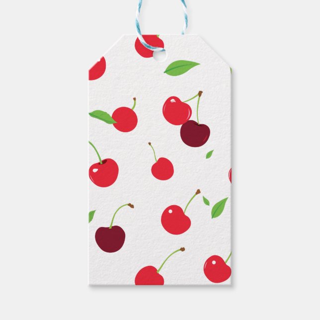 Cherry 4 gift tags (Front)