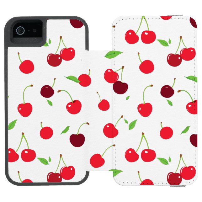 Cherry 4 incipio iPhone wallet case (Folio Open)