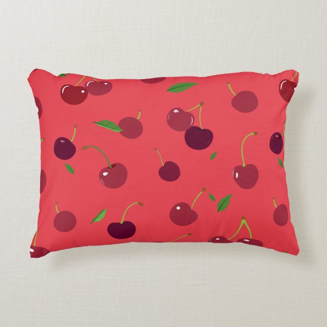Cherry 5 decorative cushion (Front)
