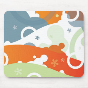 Cherry Abstract Landscape Mouse Mat