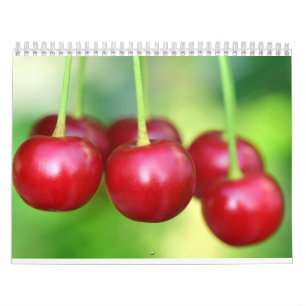 Cherry and Berry Fruit Blossom new year 2026 Calendar