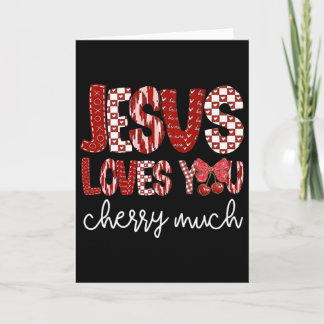 Cherry And Bows Cute Cherry Love You Cherry Much V Card