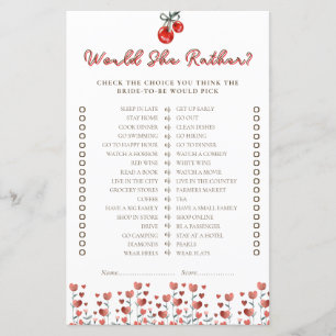 Cherry And Heart Would She Rather Game