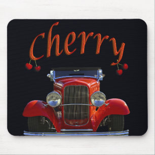"Cherry Antique Automobile" Mouse Mat