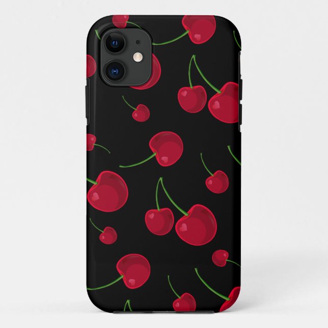 Cherry Apple iPhone 11 Case (Back)