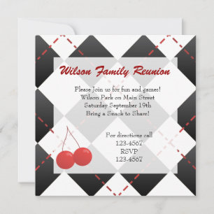Cherry Argyle Invitation