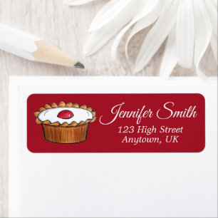 Cherry Bakewell Tart British Food Bakery Café