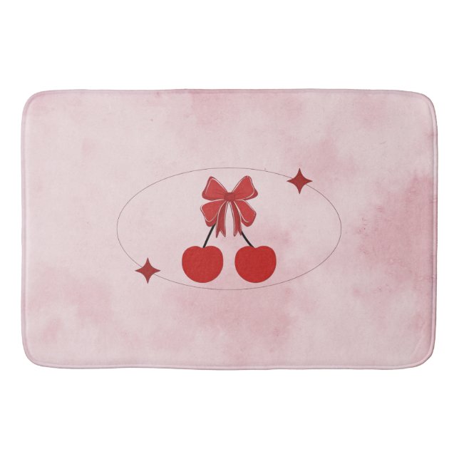 Cherry Bath Mat (Front)