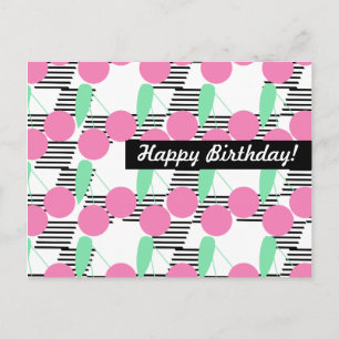 Cherry Birthday Any Occasion Personalised Postcard