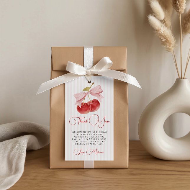 Cherry Birthday Favour Tag (Creator Uploaded)