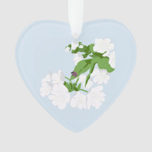 Cherry bkossom ornament
