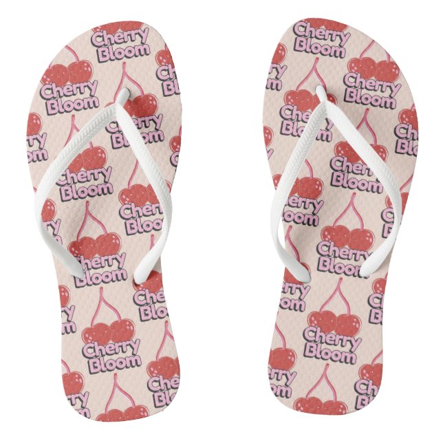 Cherry Bloom Flip Flops (Footbed)