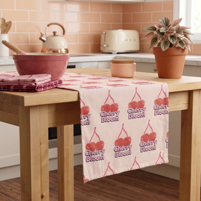 Cherry Bloom Long Table Runner (Creator Uploaded)
