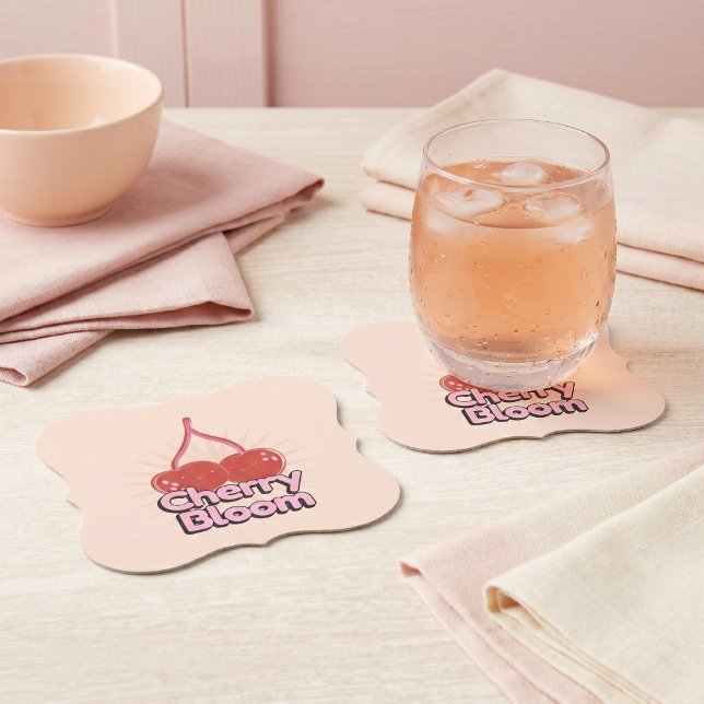 Cherry Bloom Paper Coaster (Creator Uploaded)