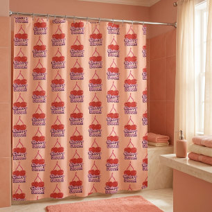 Cherry Bloom Shower Curtain