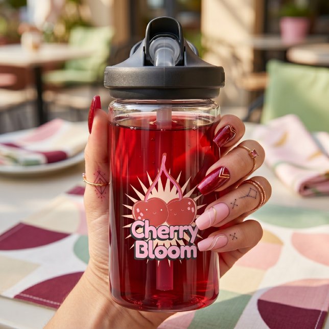 Cherry Bloom Water Bottle (Creator Uploaded)