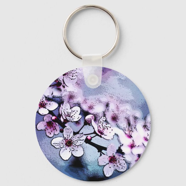 Cherry Blosom Key Ring (Front)
