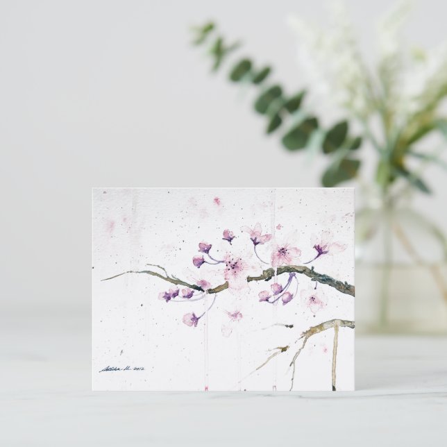 Cherry Blossom 2012 - Blank Card (Standing Front)